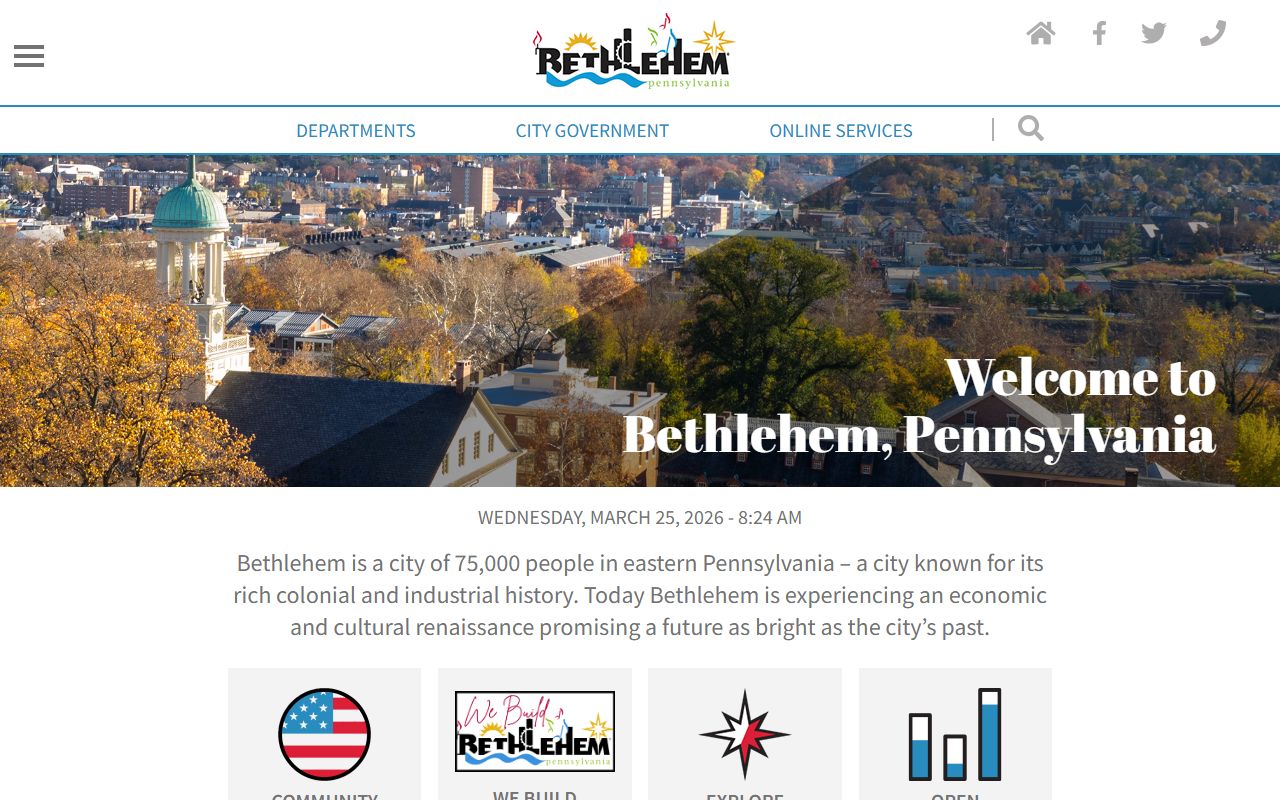 Bethlehem people search city government portal