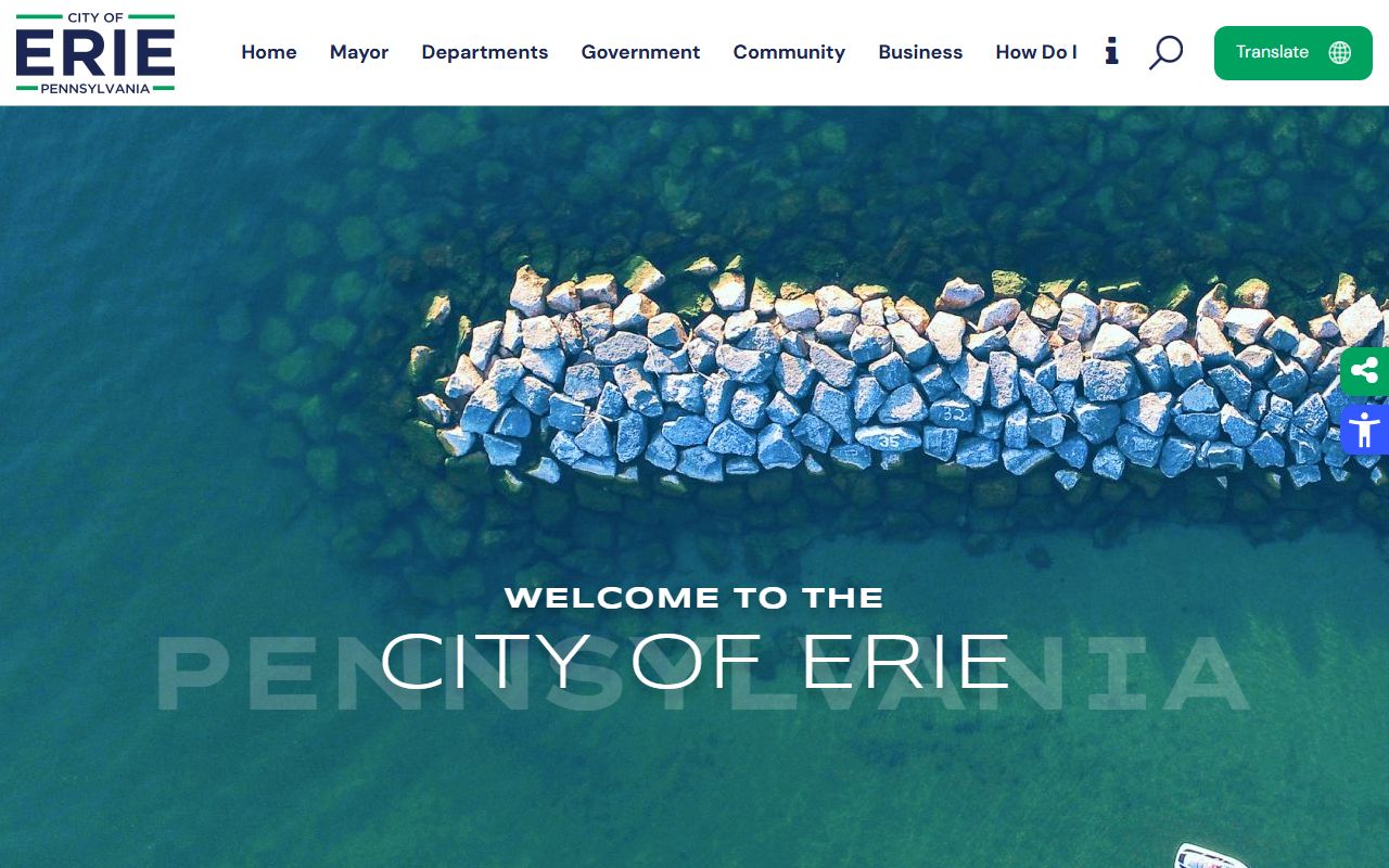 Erie people search city government portal