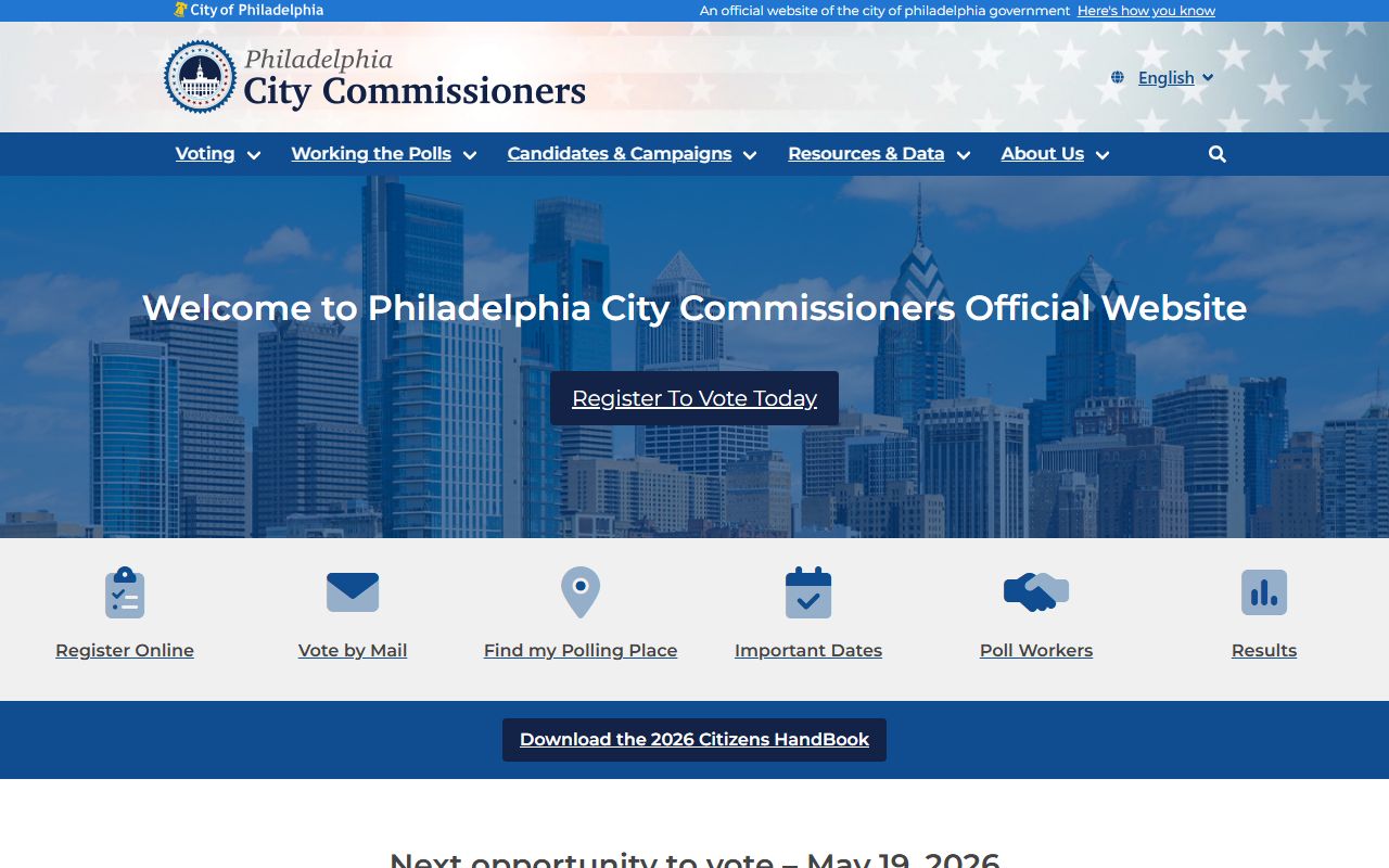 Philadelphia people search voter registration records